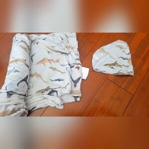 Posh peanut swaddle set